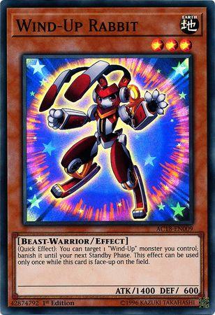 Wind-Up Rabbit [AC18-EN009] Super Rare - Josh's Cards