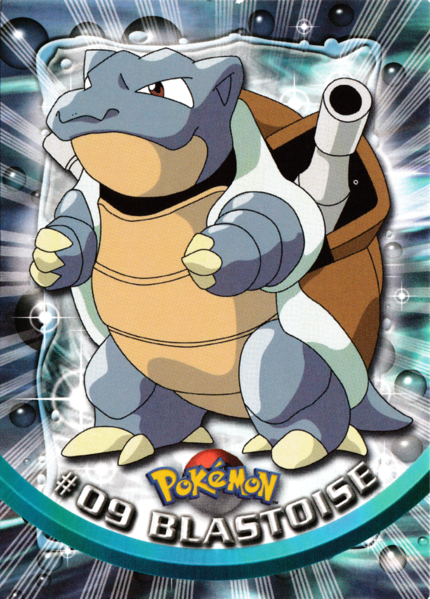 Blastoise (09) [Topps TV Animation Edition Series 1 (Second Print)]