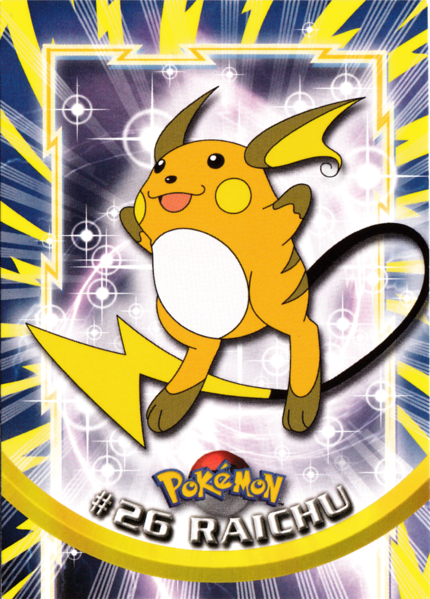 Raichu (26) [Topps TV Animation Edition Series 1 (Fourth Print)]