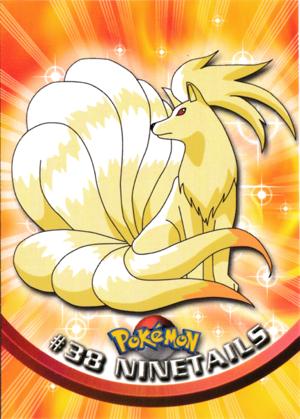 Ninetales (38) [Topps TV Animation Edition Series 1 (First Print)]