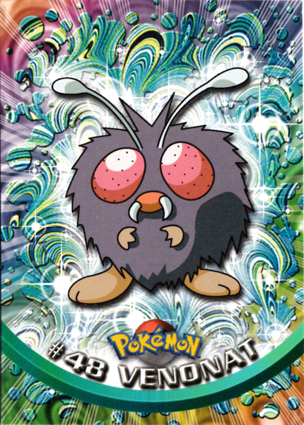 Venonat (48) [Topps TV Animation Edition Series 1 (Second Print)]