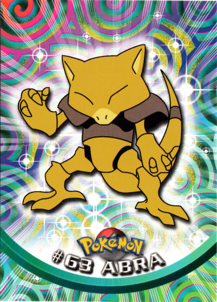 Abra (63) [Topps TV Animation Edition Series 1 (Second Print)]