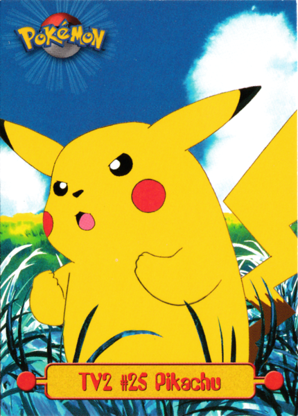 Pikachu TV2 (TV2) [Topps TV Animation Edition Series 1 (First Print)]