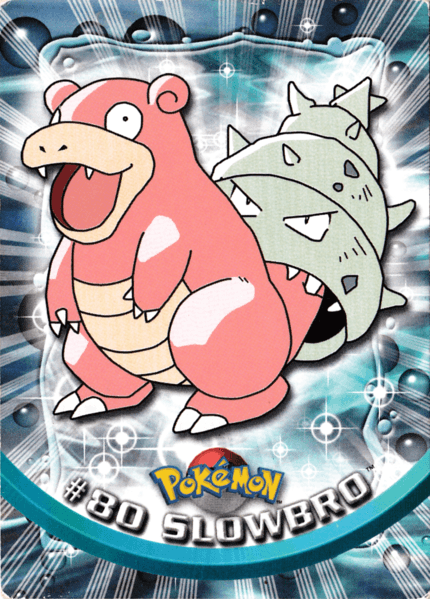 Slowbro (80) [Topps TV Animation Edition Series 2 (Blue Logo)] - Josh's Cards