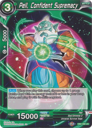 Pell, Confident Supremacy (DB2-088) [Divine Multiverse] Parallel Foil