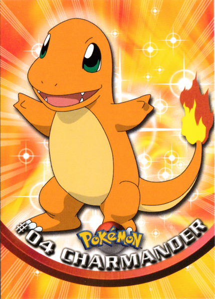 Charmander (04) [Topps TV Animation Edition Series 1 (Second Print)]