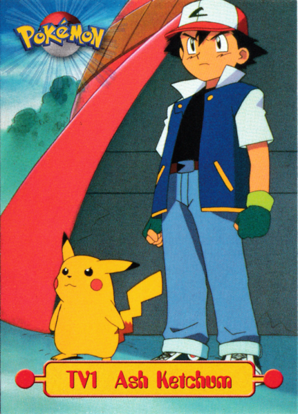 Ash Ketchum TV1 Foil (TV1) [Topps TV Animation Edition Series 1 (First Print)]