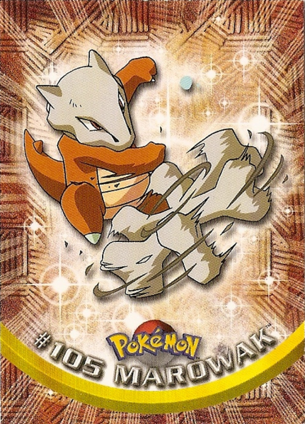 Marowak Foil (114) [Topps TV Animation Edition Series 2]