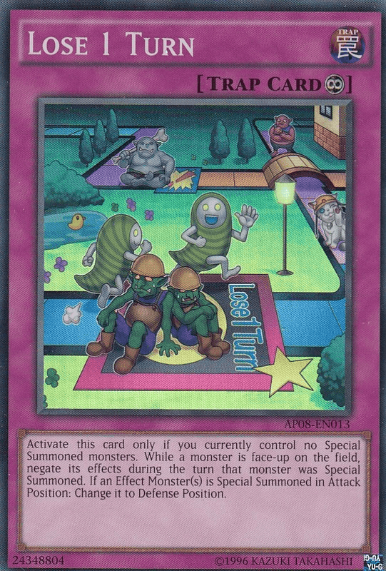 Lose 1 Turn [AP08-EN013] Super Rare - Josh's Cards