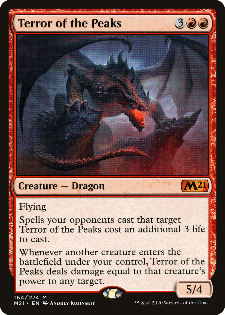 Terror of the Peaks (M21-164) - Core Set 2021 Foil