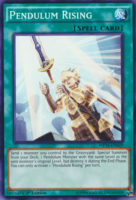 Pendulum Rising [MP16-EN029] Common - Josh's Cards