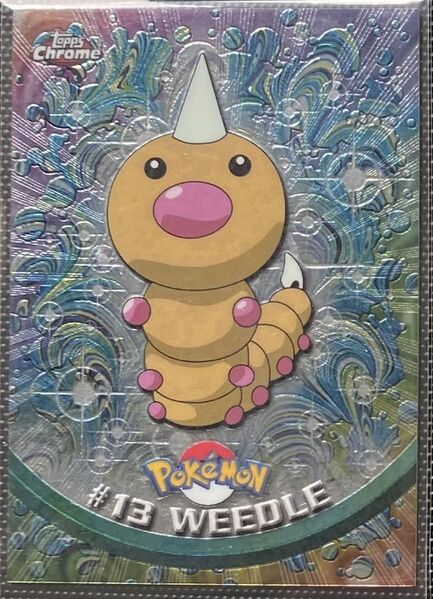 Weedle Foil (13) [Topps Pokemon Chrome Series 1]