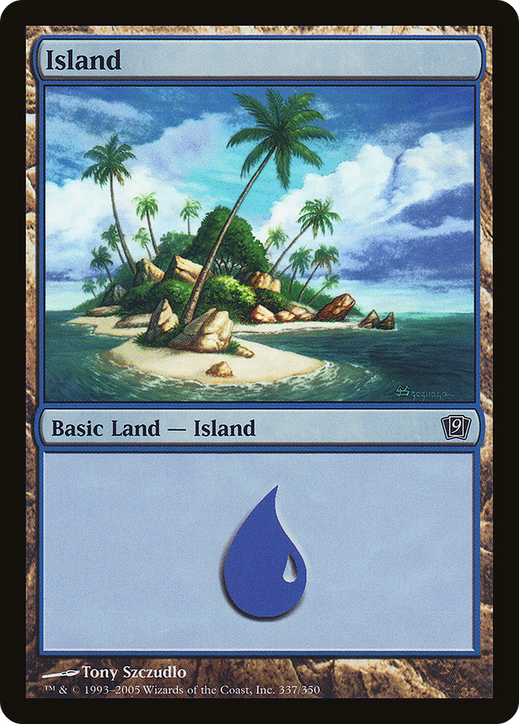 Island (337) [Ninth Edition] Foil