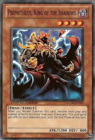 Prometheus, King of the Shadows [GLD4-EN020] Common - Josh's Cards