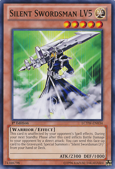 Silent Swordsman LV5 [LCYW-EN034] Common - Josh's Cards