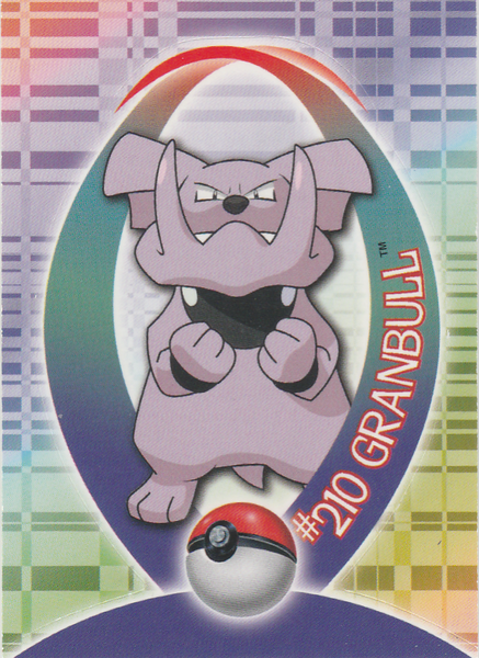 Granbull Sticker (47 of 62) [Topps Pokemon Johto Series 1]