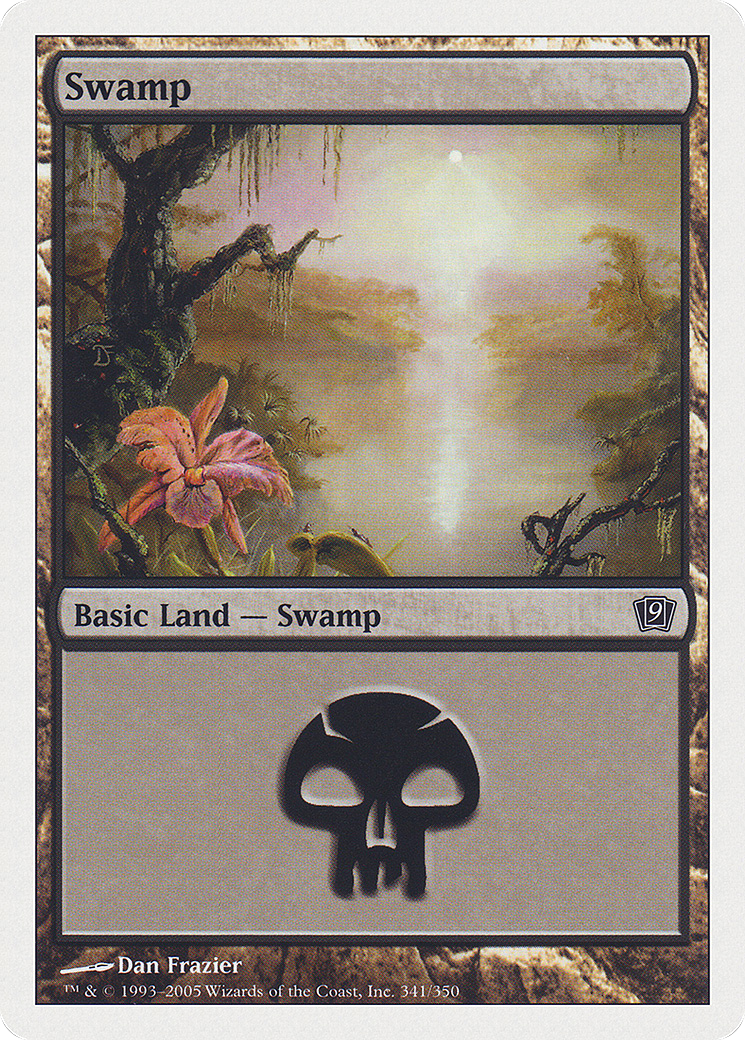 Swamp (341) [Ninth Edition] Foil