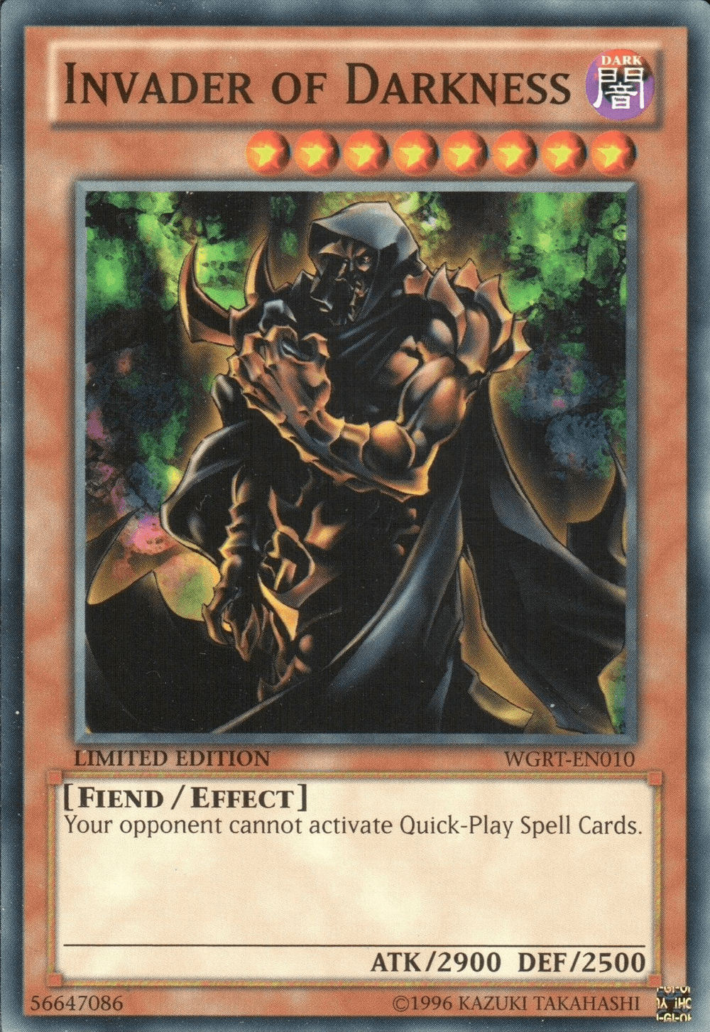 Invader of Darkness [WGRT-EN010] Common - Josh's Cards