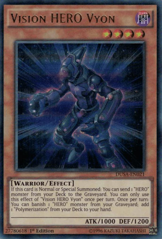Vision Hero Vyon [DUSA-EN021] Ultra Rare - Josh's Cards
