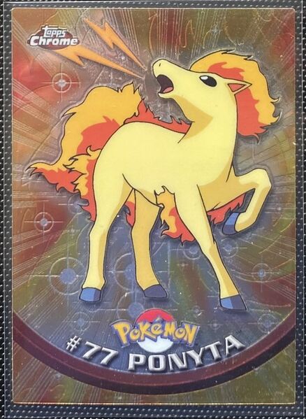 Ponyta Foil (77) [Topps Pokemon Chrome Series 1]