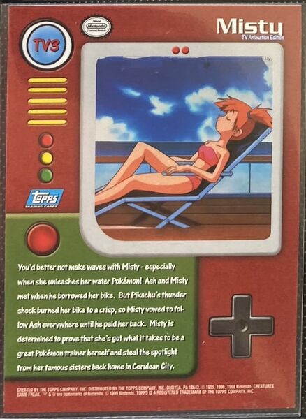 Misty Foil (TV3) [Topps TV Animation Edition Series 1 (First Print)]