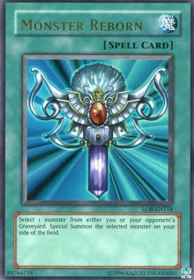 Monster Reborn [LOB-EN118] Ultra Rare - Josh's Cards