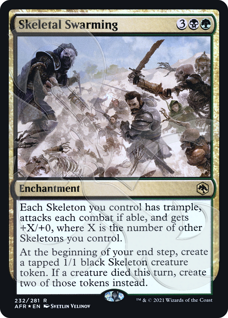 Skeletal Swarming (AFR&-232A) - Adventures in the Forgotten Realms Promos Foil