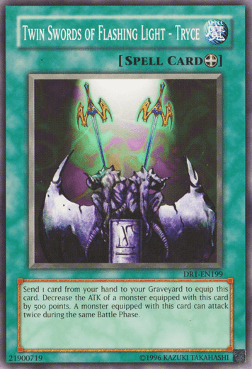 Twin Swords of Flashing Light - Tryce [DR1-EN199] Common - Josh's Cards