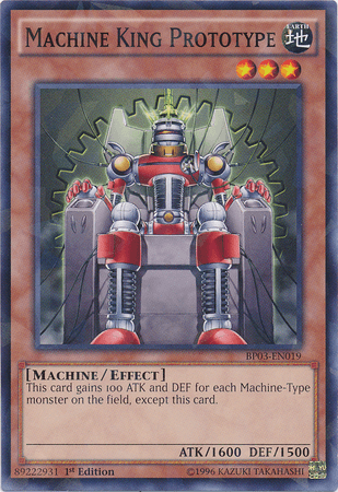 Machine King Prototype [BP03-EN019] Shatterfoil Rare - Josh's Cards
