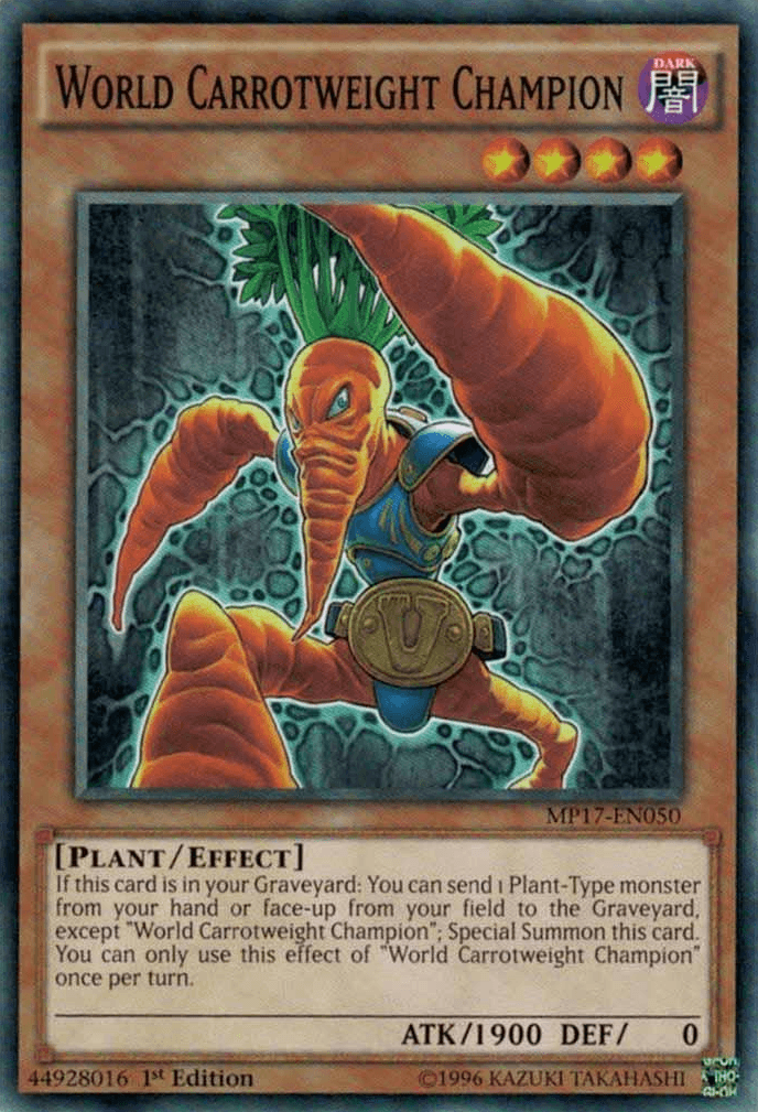 World Carrotweight Champion [MP17-EN050] Common - Josh's Cards