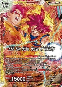 Super Saiyan Son Goku // SSG Son Goku, Surge of Divinity (EX09-03) [Saiyan Surge] Parallel Foil