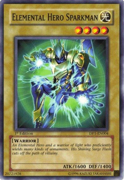 Elemental Hero Sparkman [DP1-EN004] Common - Josh's Cards