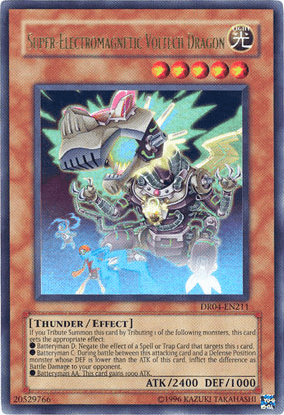 Super-Electromagnetic Voltech Dragon [DR04-EN211] Ultra Rare - Josh's Cards