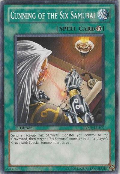 Cunning of the Six Samurai [RYMP-EN109] Common - Josh's Cards