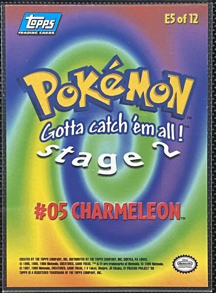 Charmeleon (E5) [Topps Pokemon the First Movie (First Print)]