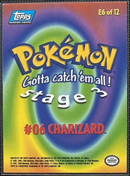 Charizard (E6) [Topps Pokemon the First Movie (Second Print)]