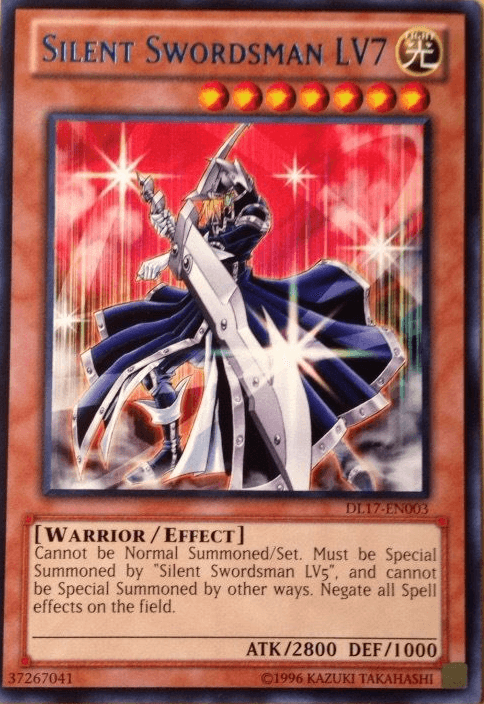 Silent Swordsman LV7 (Blue) [DL17-EN003] Rare - Josh's Cards