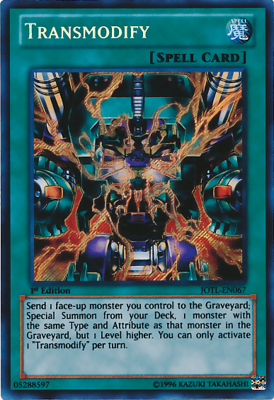 Transmodify [JOTL-EN067] Secret Rare - Josh's Cards