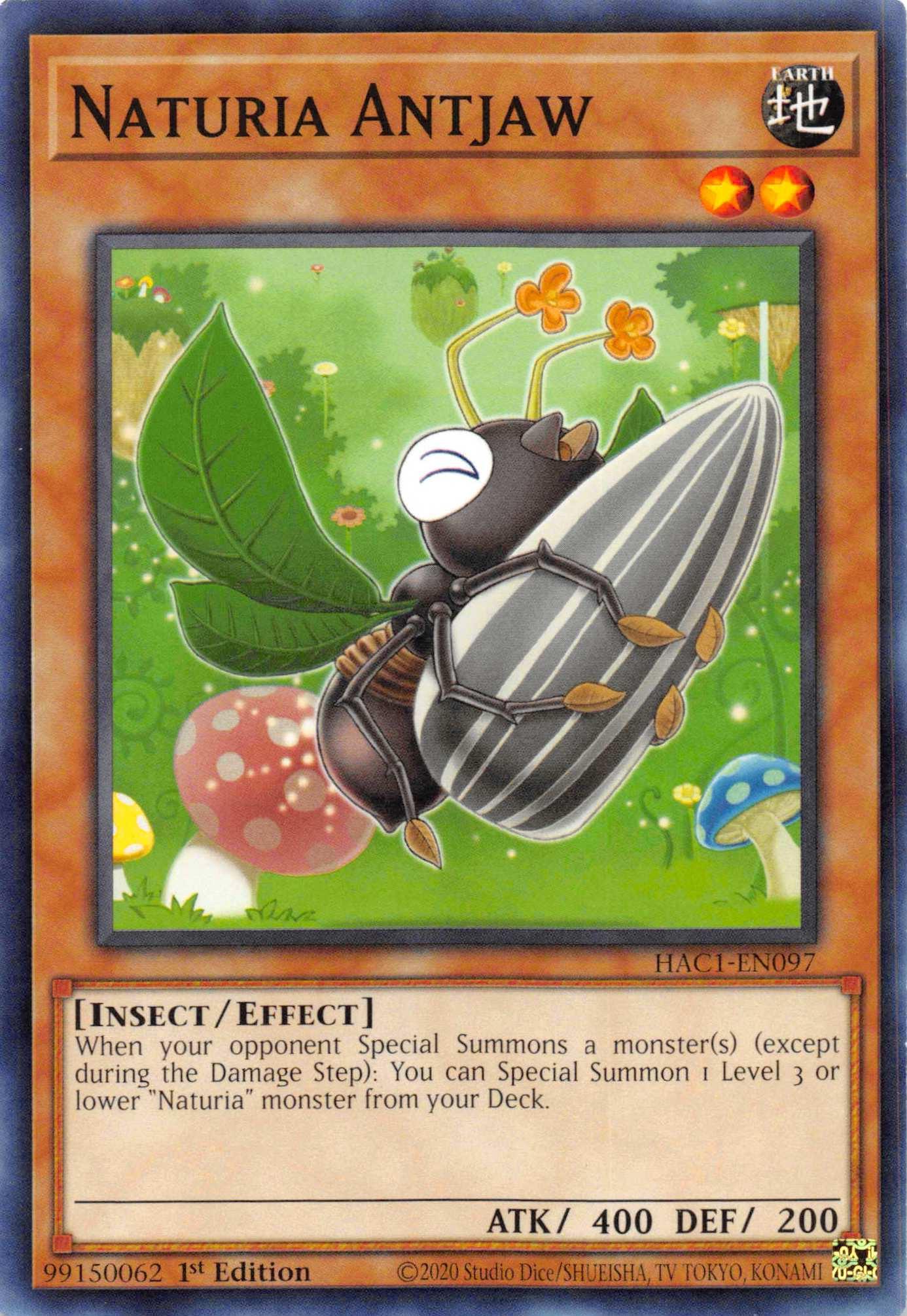 Naturia Antjaw [HAC1-EN097] Common - Josh's Cards