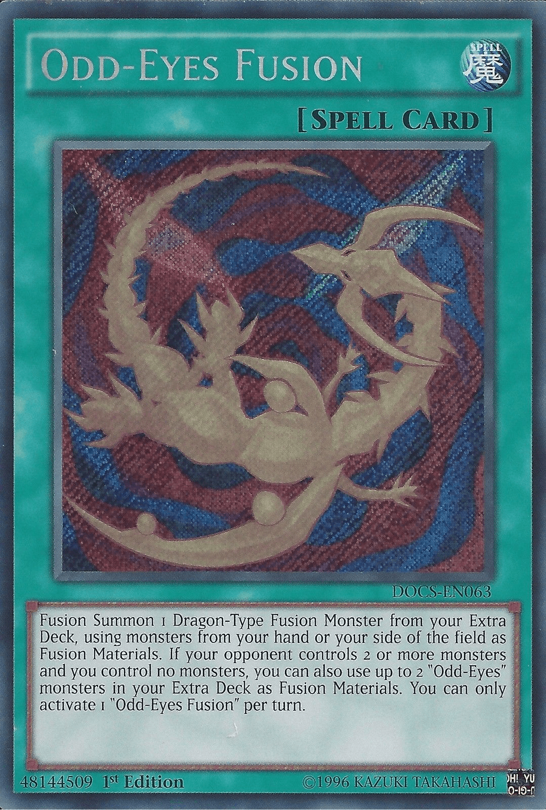 Odd-Eyes Fusion [DOCS-EN063] Secret Rare - Josh's Cards