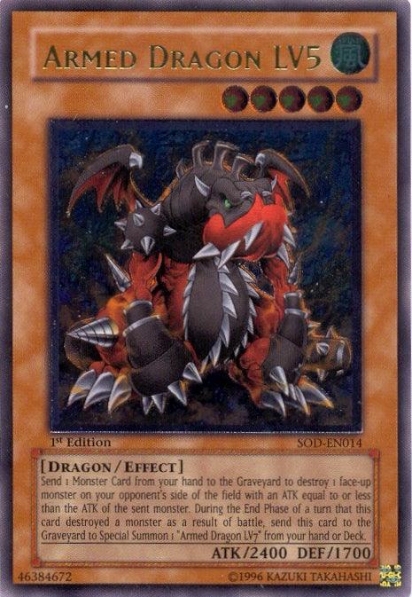 Armed Dragon LV5 [SOD-EN014] Ultimate Rare - Josh's Cards