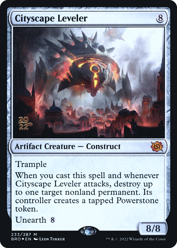 Cityscape Leveler (PRE-233S) - The Brothers' War Promos Foil