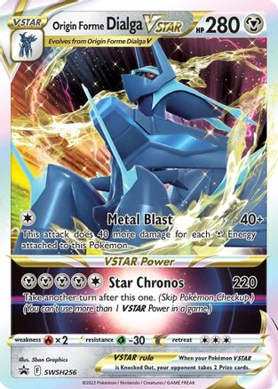 Origin Forme Dialga VSTAR [SWSH256] (SWSH Black Star Promos) Holofoil