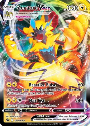 Zeraora VMAX [SWSH264] (SWSH Black Star Promos) Holofoil