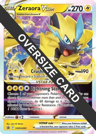 Zeraora VSTAR - SWSH265 [SWSH265] (Jumbo Cards) Holofoil