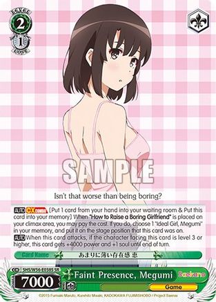 Faint Presence, Megumi [Saekano: How to Raise a Boring Girlfriend]