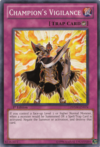 Champion's Vigilance [PHSW-EN074] Common - Josh's Cards
