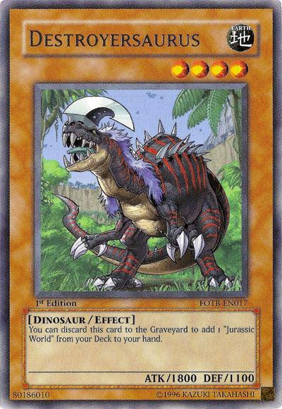 Destroyersaurus [FOTB-EN017] Rare - Josh's Cards