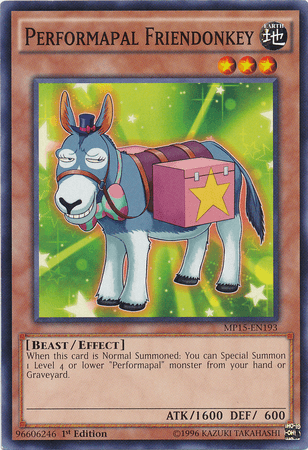 Performapal Friendonkey [MP15-EN193] Common - Josh's Cards
