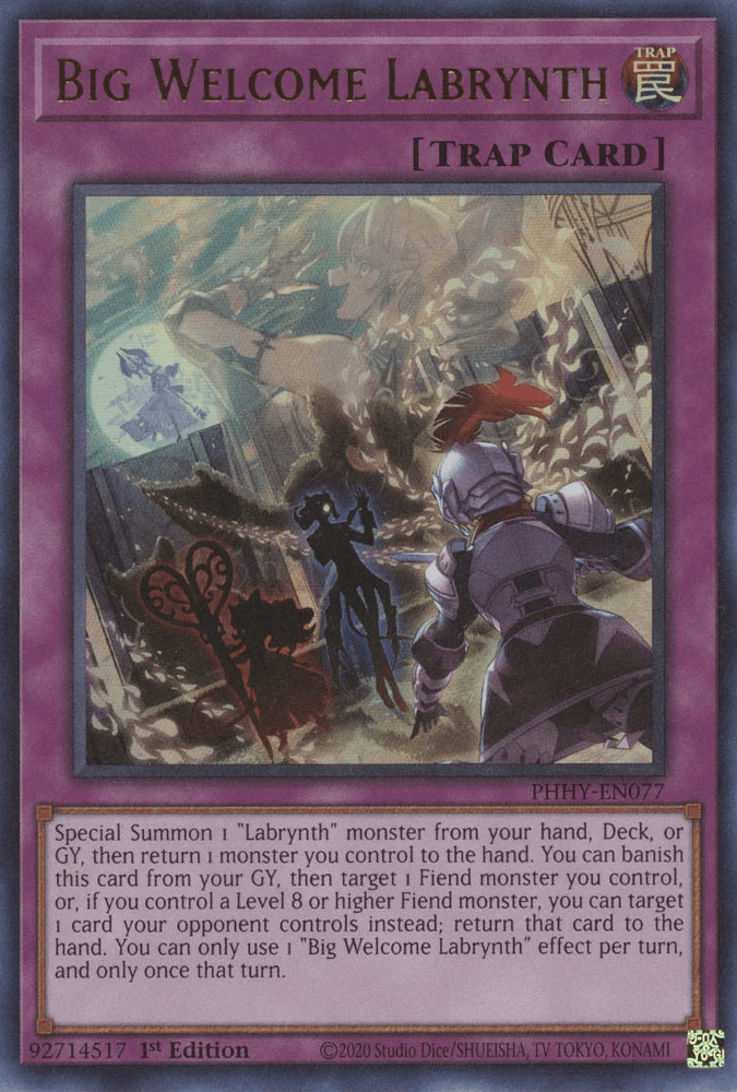 Big Welcome Labrynth [PHHY-EN077] Ultra Rare - Josh's Cards